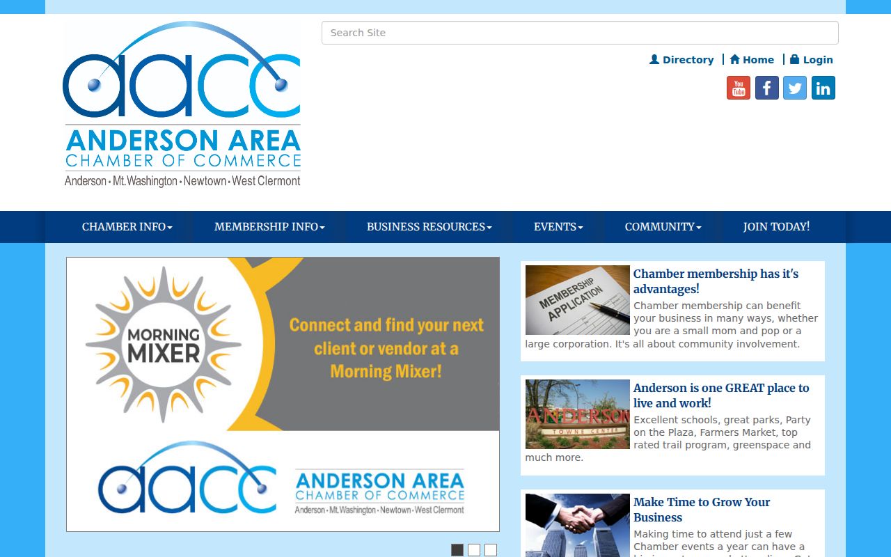 Anderson Township residents directory local records