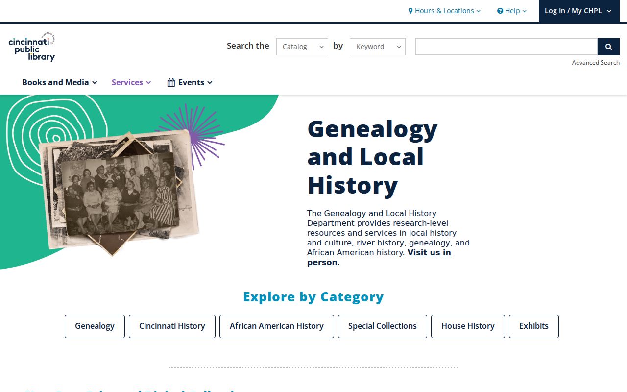 Anderson Township residents directory CHPL genealogy and local history source