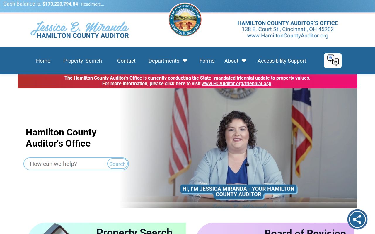Anderson Township street directory Hamilton County Auditor source